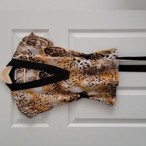 Adorable animal print top